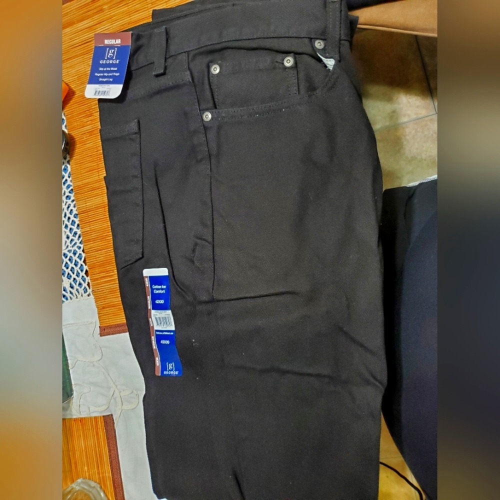 Black George Denim Pants - Picture 3 of 3